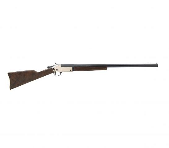 Henry Single Shot 28" 12 Gauge Shotgun 3.5" Break Open, Polished Brass – H015B-12