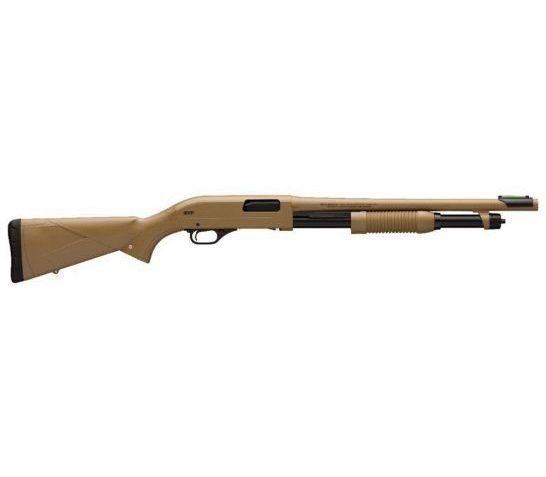 Winchester SXP Defender 18" 12 Gauge Shotgun 3" Pump Action, Dark Earth – 512326395