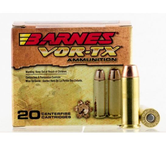 Barnes Bullets VOR-TX 200 gr Barnes XPB .45 Colt Ammo, 20/box – 21547