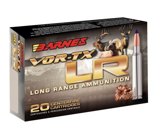 Barnes Bullets VOR-TX LR 190 gr LRX Boat Tail .300 Win Mag Ammo, 20/box – 29013