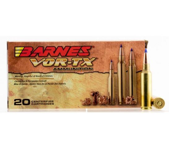 Barnes Bullets VOR-TX 150 gr Tipped TSX Boat Tail .300 WSM Ammo, 20/box – 21567