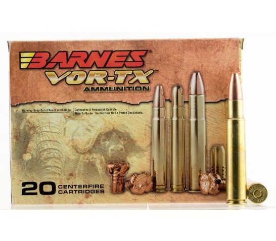 Barnes Bullets VOR-TX Safari 400 gr TSX Flat Base .416 Rigby Ammo, 20/box – 22034