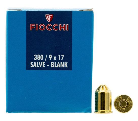 Fiocchi .380 Rimmed Short Blank Ammo, 50/box – 380BLANK