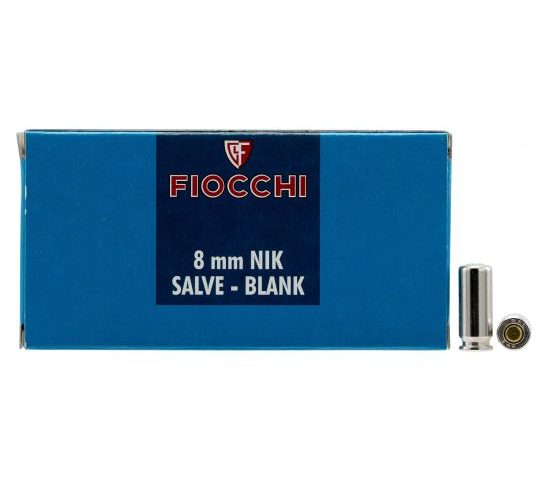 Fiocchi 8mm Blank Ammo, 50 Rounds – 8MMBLANK