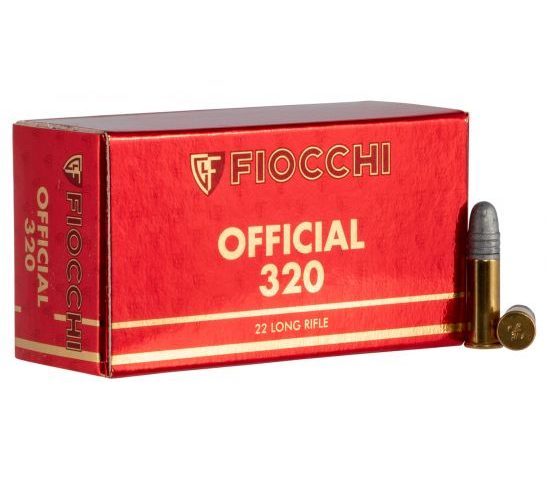 Fiocchi Exacta Super Match 40 gr Round Nose .22lr Ammo, 50/box – 22SM320
