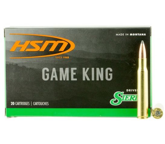 HSM Ammunition Game King 180 gr Spitzer Boat Tail .30-40 Krag Ammo, 20/box – HSM-30-40Krag-9-N