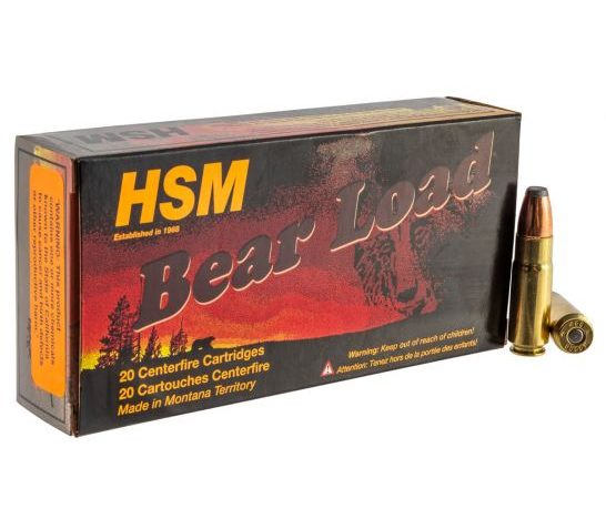 HSM Ammunition Bear Load 350 gr Jacketed Soft Point .458 Socom Ammo, 20/box – HSM-458Socom-1-N
