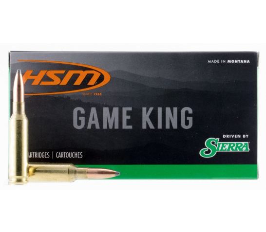 HSM Game King 6.5 Creedmoor Ammo 140 gr SBT , 20/box – HSM-65Creedmoor-1-N