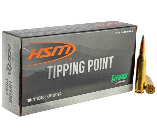 HSM Ammunition Tipping Point 90 gr Sierra GameChanger 6mm Crd Ammo, 20/box – HSM-6Creedmoor-3-N