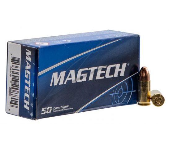 Magtech 124 gr Full Metal Jacket 9mm Ammo, 50/box – 9NATO