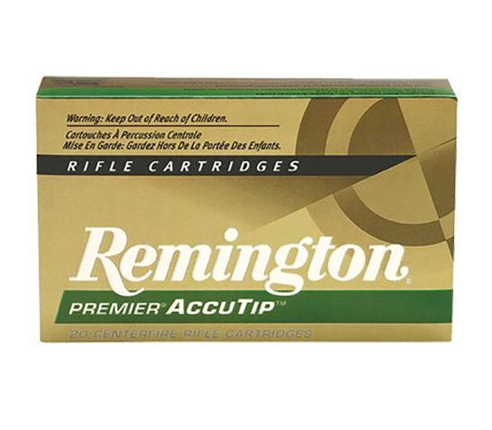Remington Premier 32 gr AccuTip-V .204 Ruger Ammo, 20/box – PRA204A