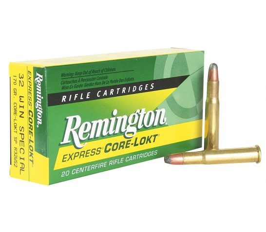 Remington Core-Lokt 170 gr Soft Point .32 Win Spl Ammo, 20/box – R32WS2