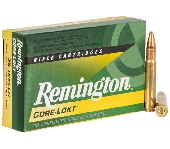 Remington Core-Lokt 200 gr Pointed Soft Point .35 Whelen Ammo, 20/box – R35WH1