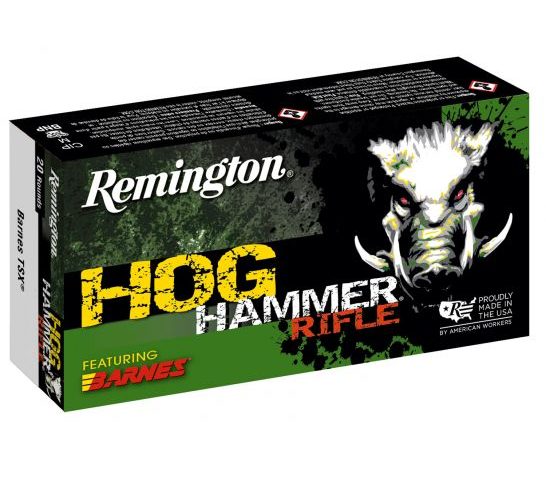 Remington Hog Hammer 300 gr Barnes TSX Flat Nose .45-70 Ammo, 20/box – PHH4570G1