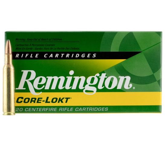 Remington Core-Lokt 100 gr Pointed Soft Point 6mm Rem Ammo, 20/box – R6MM4