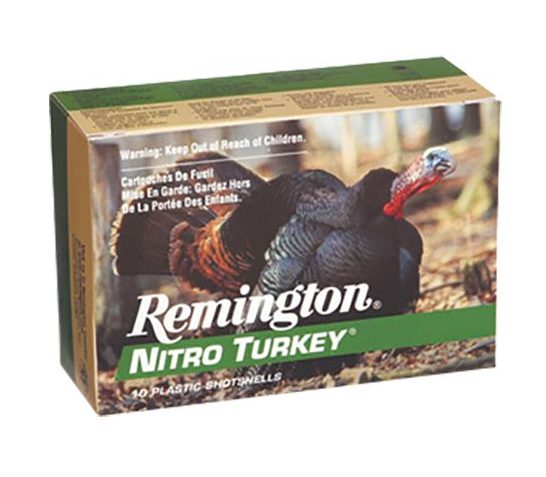Remington Nitro Turkey 3.5" 12 Gauge Ammo 5, 10/box – NT12355