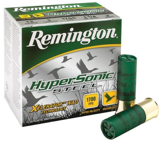 Remington HyperSonic Steel 3.5" 12 Gauge Ammo 4, 25/box – HSS12354