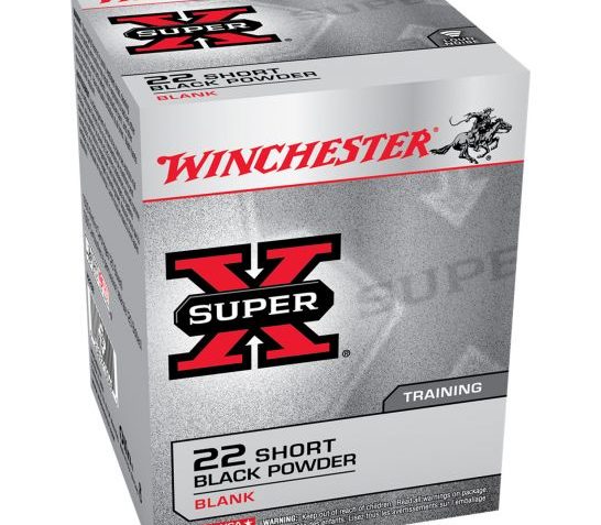 Winchester Ammunition Super-X Blank Black Powder .22 Short Ammo, 50/box – X22SB