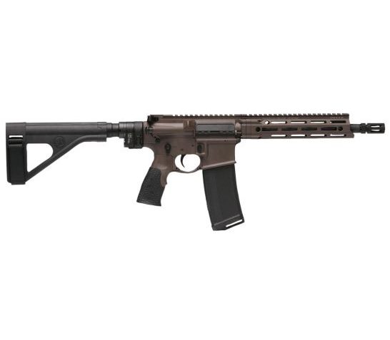 Daniel Defense DDM4 V7 P (Law Tactical) .300 Blackout Semi-Automatic AR Pistol, Cerakote Brown – 02-128-09263
