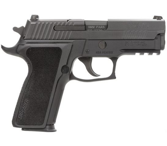 Sig Sauer P229 Enhanced Elite California Compliant 9mm Semi-Automatic Pistol, Hardcoat Anodized Black – 229R-9-ESE-CA