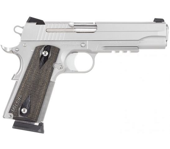 Sig Sauer 1911 California Compliant .45 ACP Semi-Automatic Pistol, Stainless – 1911R-45-SSS-CA