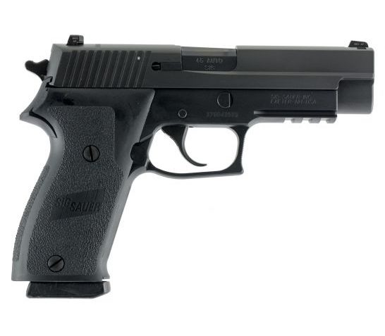 Sig Sauer P220 Nitron Full-Size .45 ACP Semi-Automatic Pistol, Hardcoat Anodized Black – 220R-45-BSS-CA