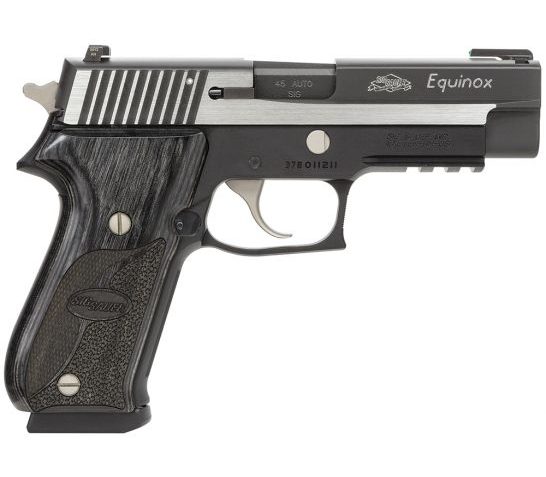 Sig Sauer P220 Equinox .45 ACP Pistol, Hardcoat Anodized Black – 220R-45-EQ-CA