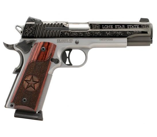 Sig Sauer 1911 Texas Engraved Two-Tone .45 ACP Pistol, Stainless – 191145TXS