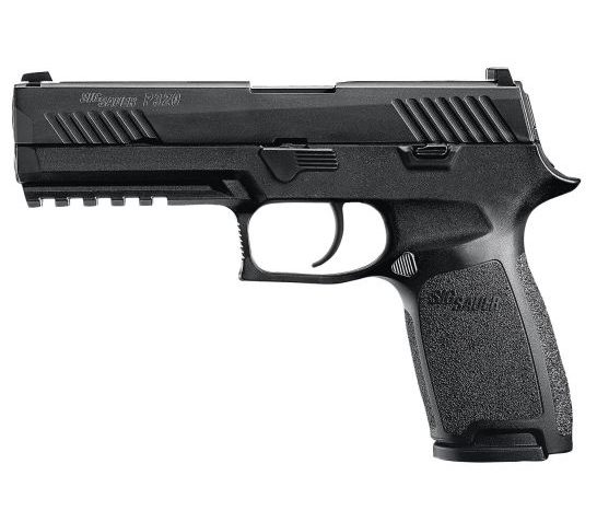 Sig Sauer P320 Nitron Full-Size 9mm Semi-Automatic Pistol, Stainless – 320F-9-B-10