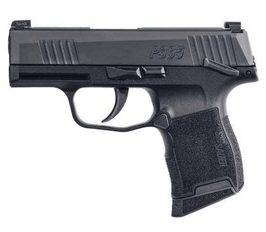 Sig Sauer P365 Nitron Micro-Compact 9mm Semi-Automatic Pistol, Blk – 365-9-BXR3-MS-MA