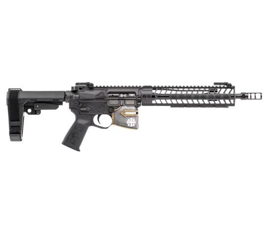 Spikes Tactical Rare Breed Crusader 5.56 Semi-Automatic AR Pistol, Hardcoat Anodized Black/Black Phosphate – STP5625-M1R