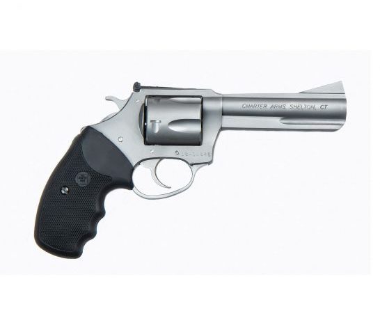 Charter Arms Target Bulldog Large .44 Spl Revolver, Matte Stainless – 74442