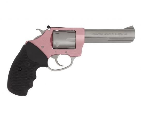 Charter Arms Pathfinder Lite .22lr Revolver, Pink/Stainless – 52232