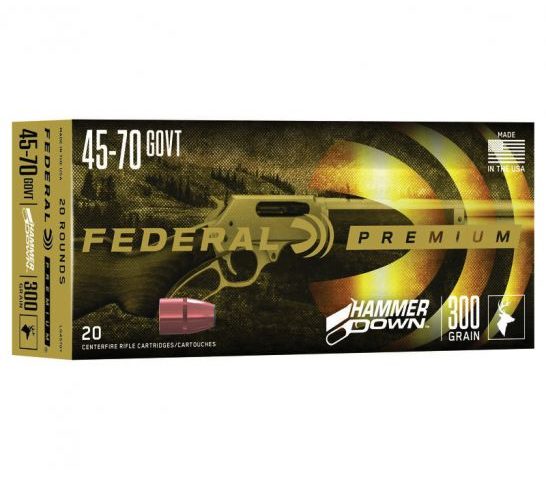 Federal HammerDown 300 gr BSP .45-70 Ammo, 20/pack – LG45701