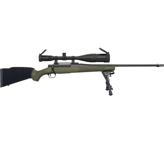 Mossberg Patriot Night Train .300 Win Mag Bolt Action Rifle w/ 6-24x50mm Scope, OD Green – 28122
