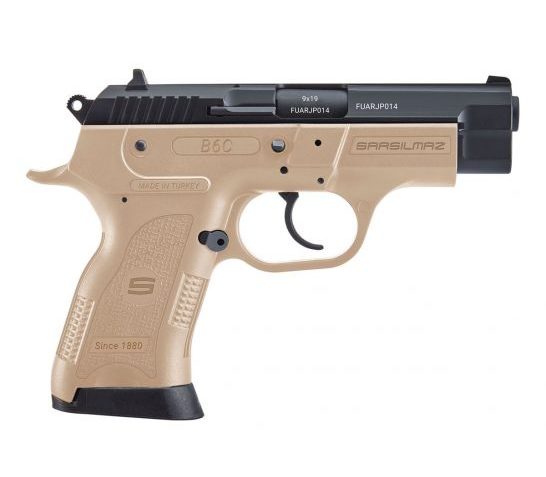 SAR USA B6C Compact 9mm Pistol, FDE – B6C9FD