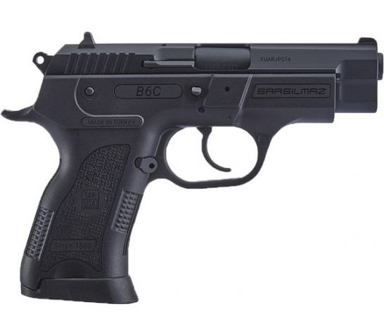 SAR USA B6C Compact 9mm Pistol, Blk – B69CBL10