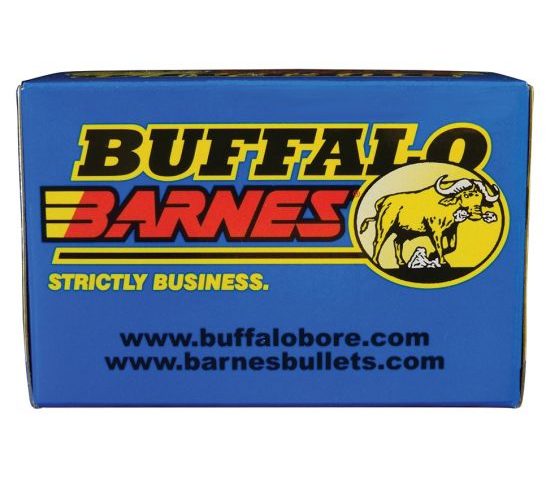 Buffalo Bore Premium Supercharged 375 H&H 235 grain Barnes TSX Lead-Free Rifle Ammo, 20/Box – 54D/20