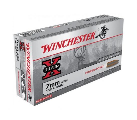 Winchester 7mm Winchester Short Magnum 150gr Power Point Ammunition 20rds – X7MMWSM