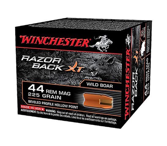 Winchester 44 Magnum 225gr RazorBackXT Ammunition 20rds – S44MWB