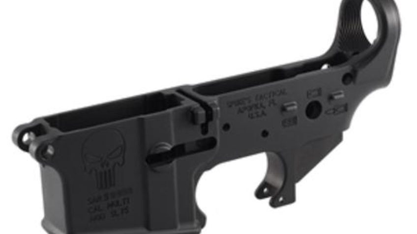 Spikes Tactical Punisher Black Open Stripped Lower Receiver