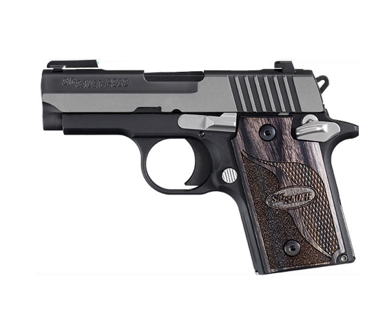 Sig Sauer P938 9mm Equinox Blackwood Two-Tone Pistol – Range Gun
