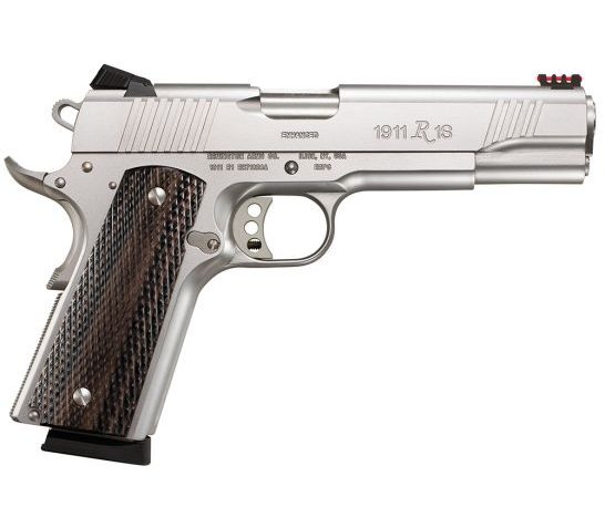 Remington R1 S Enhanced Commander 45 ACP 8+1 Round Pistol, Satin Stainless – 96360