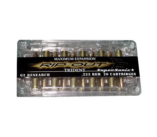 G2 Research 223 Trident Super-Sonic Ammunition 20rds – RIP223