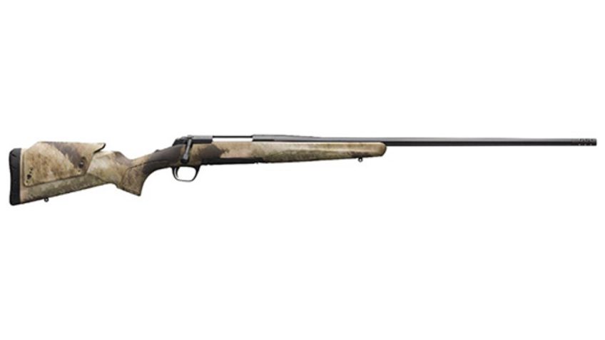 Browning X-Bolt Western Hunter 7mm Remington Mag, 26" Barrel, MB A-TACS AU Camo, Fixed Adjustable Comb Stock, Matte Blued, 3rd