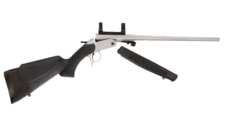 CVA Scout Compact TD 243 Single Shot Take Down Rifle Black/Stainless 243 Win 20 inch 1 rd