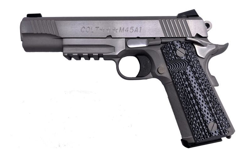 Colt Firearms 1911 Government Stainless .45 ACP 5" Barrel 7-Rounds