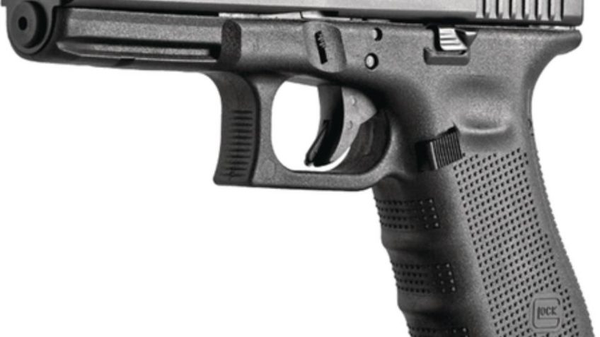 Glock G37 Gen4 .45 GAP 4.6" Barrel Black Finish Fixed Sights Refurbished 8rd Mag