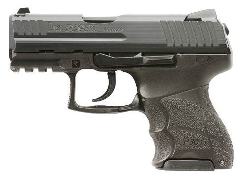 Heckler and Koch P30SK V1 LEM 9mm 3.27" Barrel 10-Rounds Fixed Sights