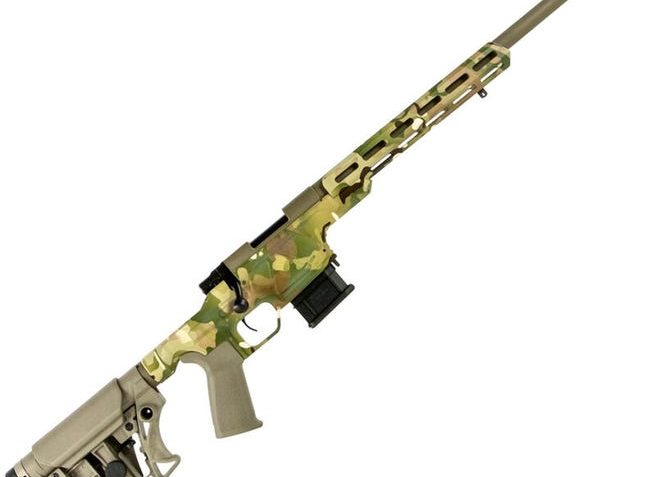 Howa Mini Action Chassis Bolt Action Rifle 7.62×39 20" Barrel Threaded 5 Round Multcam/FDE